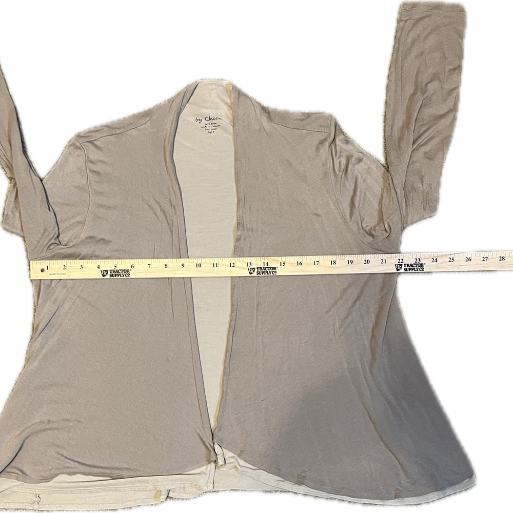 Chico’s Rayon Open Front Cardigan size L - Picture 9 of 13